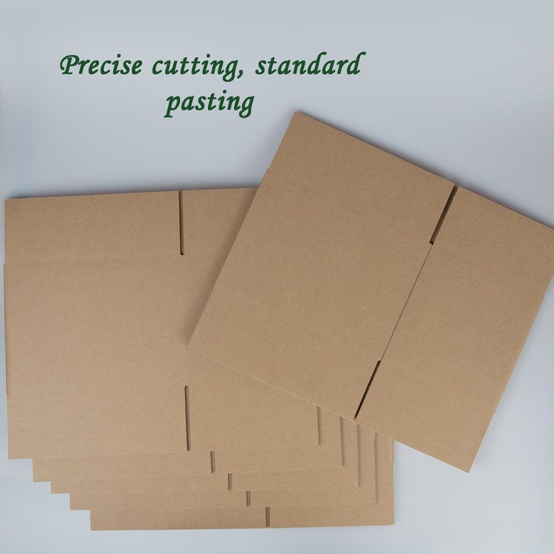 HESESOH 7x5x5 Inches Shipping Boxes Set of 40, Brown Corrugated Cardboard Box Literature Mailer for Packing Small Business - Image 4